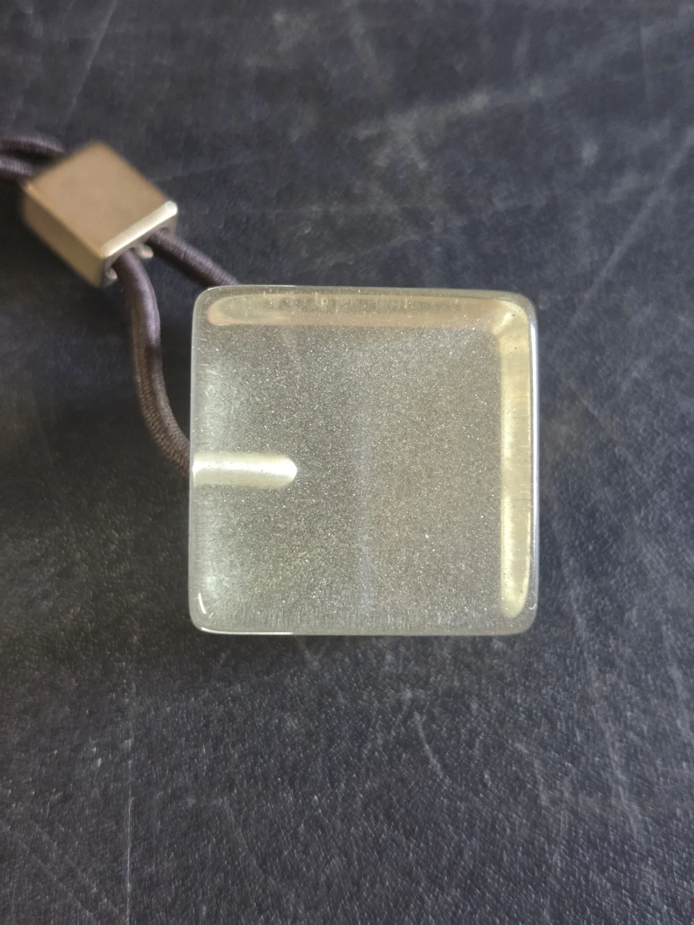 Louis Vuitton Elastine & Resin Cube Hair Tie (Scrunchie)